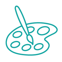 クリエイティブ作成のイラスト